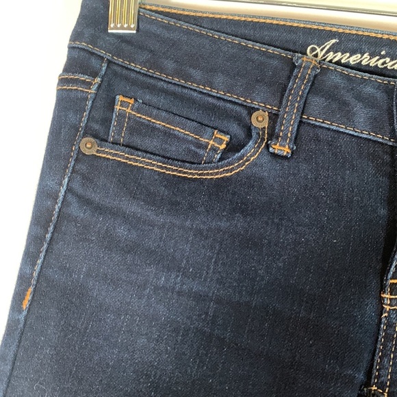 American Eagle Blue Denim Skinny Jeans - Picture 3 of 10